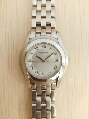 グッチ GUCCI 5500L 3針 電池交換 | 時計修理専門店ウォッチレスキュー