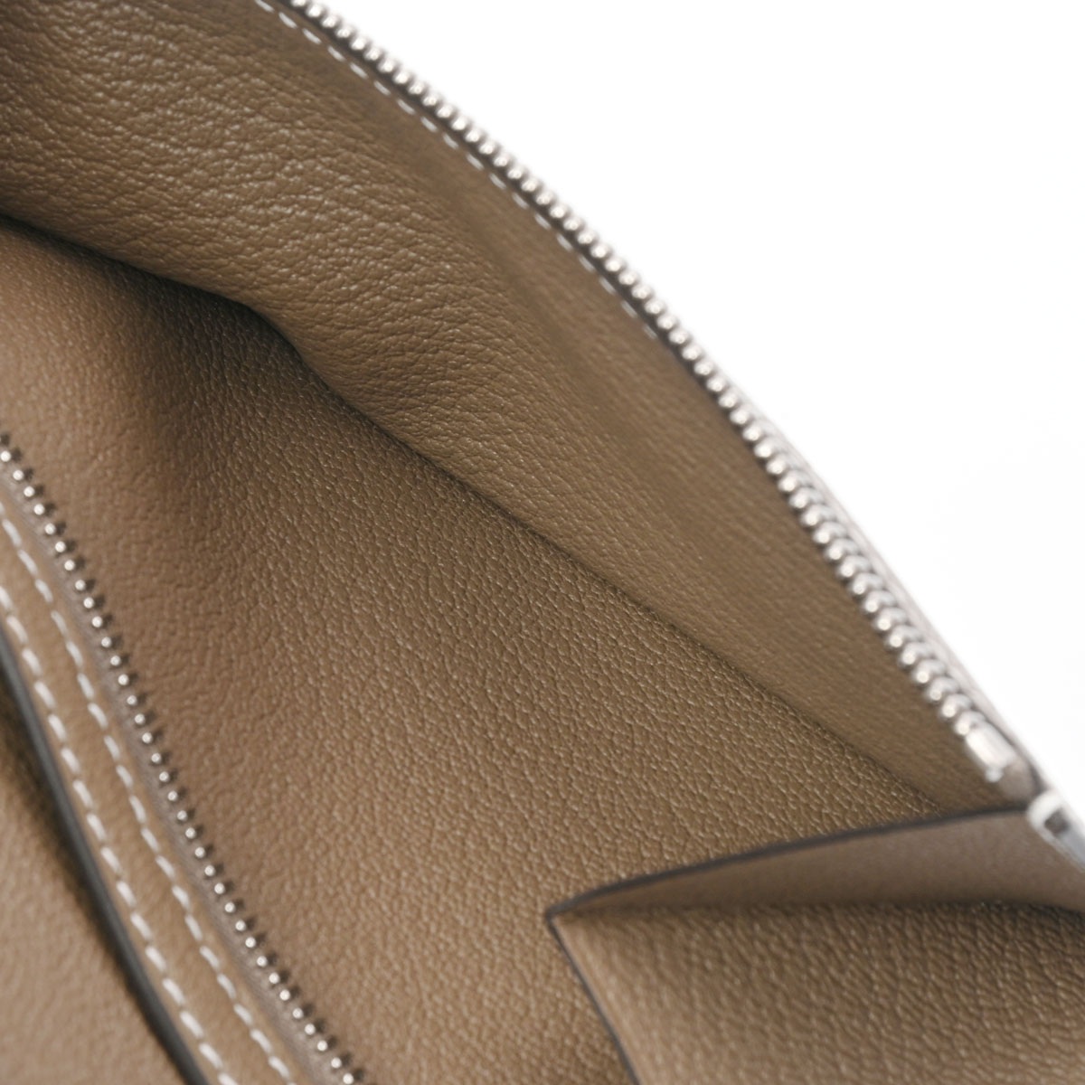 エルメス ベアン スフレ エトゥープ/パラジウム金具 シェーブル ユニ