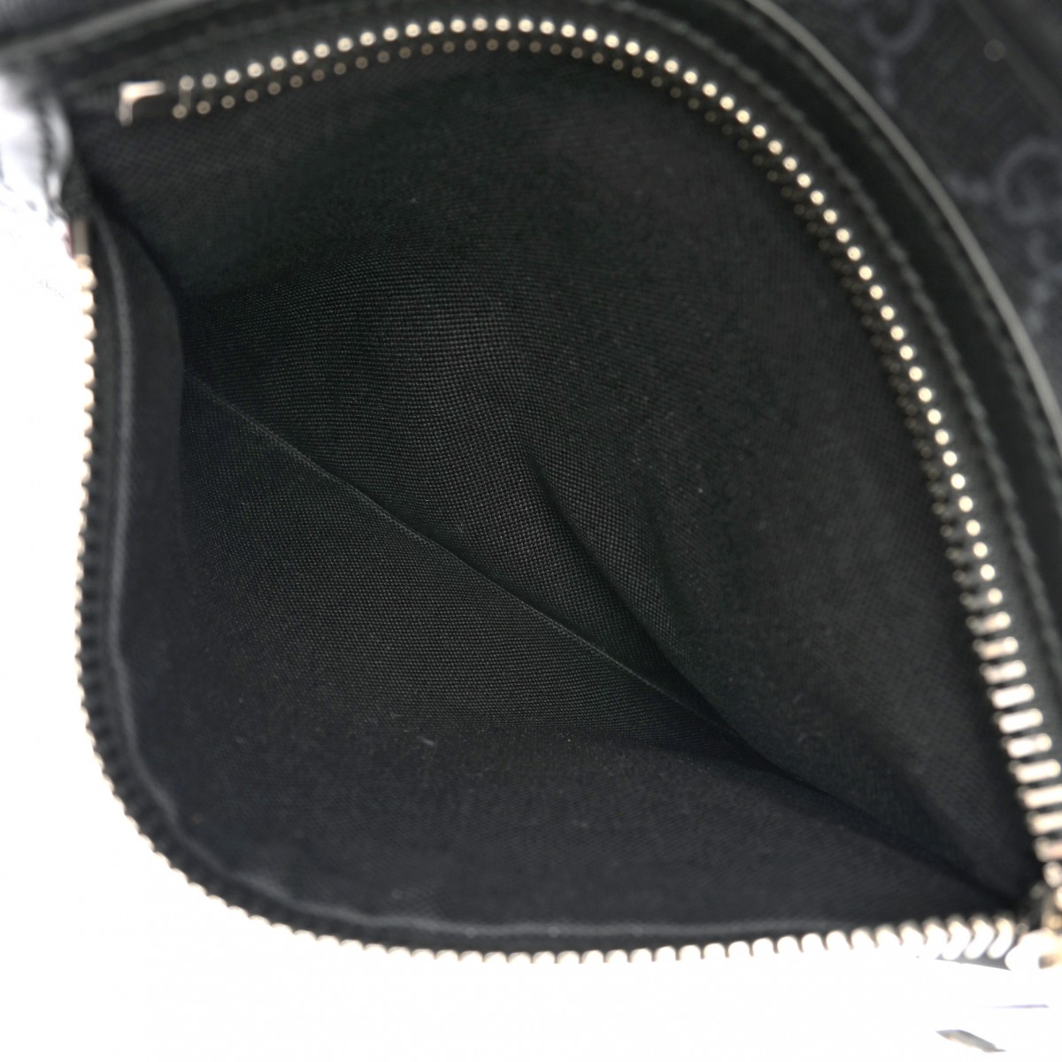 グッチ GGスプリーム メッセンジャーバッグ ブラック/グレー 474137