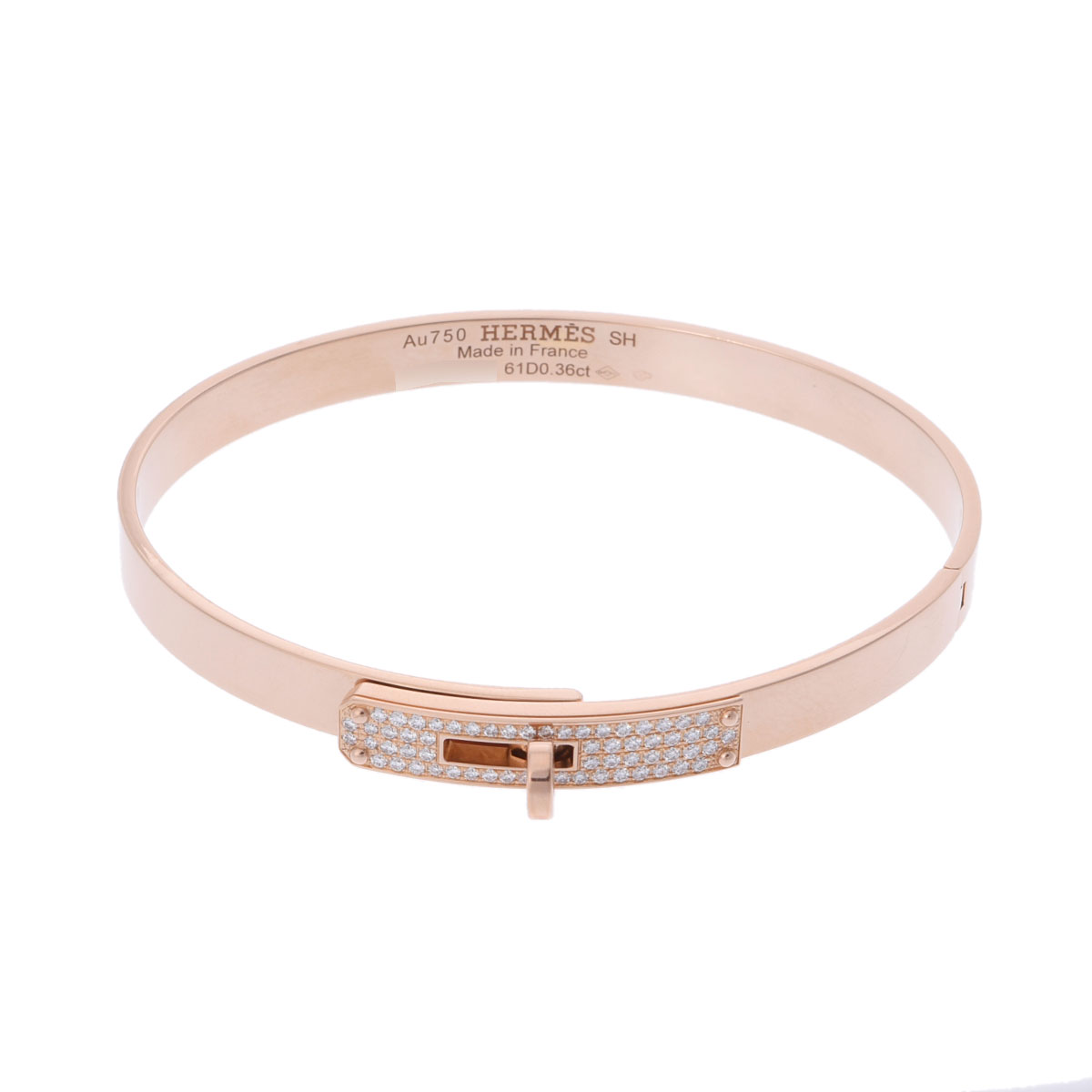 エルメス ケリーバングル #SH ゴールド K18ピンクゴールド PG