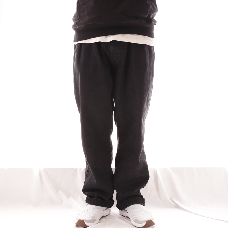 COMFORTABLE REASON / BLACK EASY DENIM | wax clothing