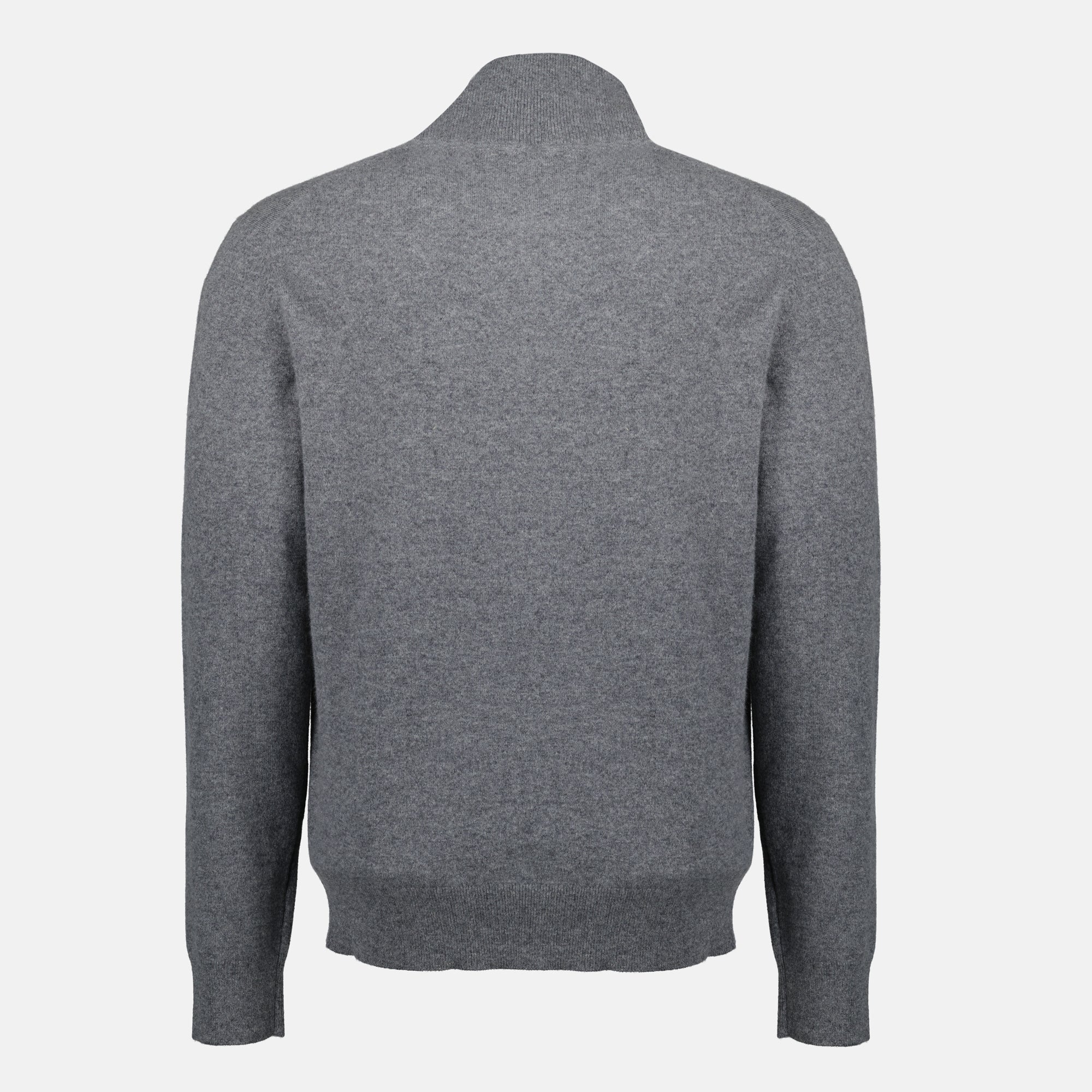 グレーのジップアップカシミヤセーター - バーバリー | WE IN STYLE