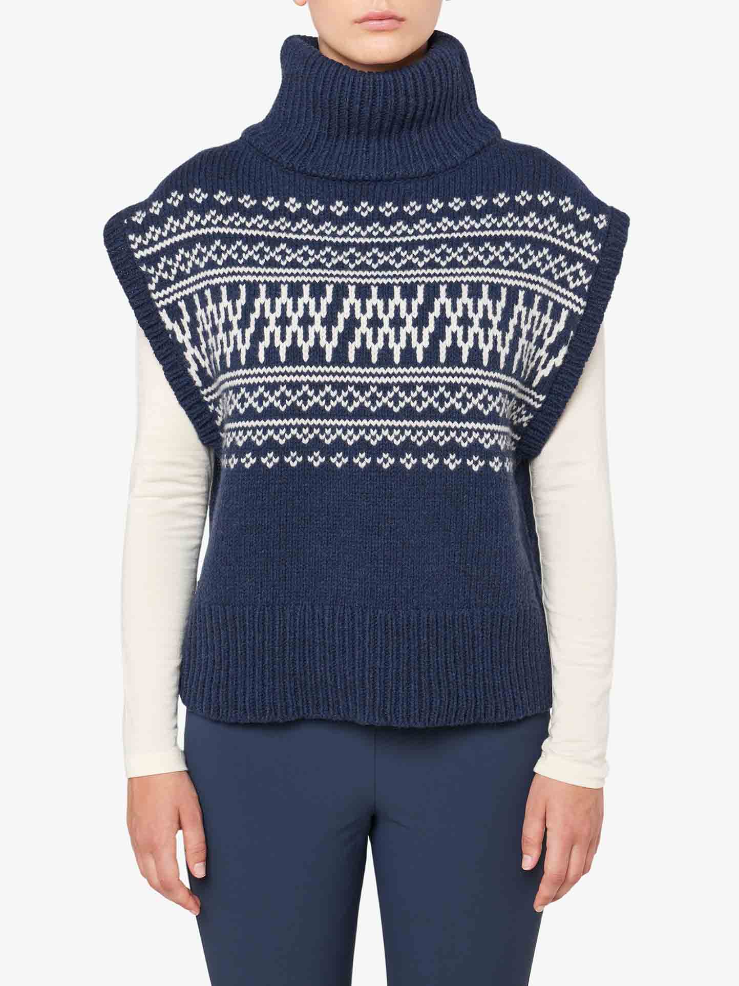 We Norwegians | Women's Setesdal Vest: Luxury Linisieme Wool Blend