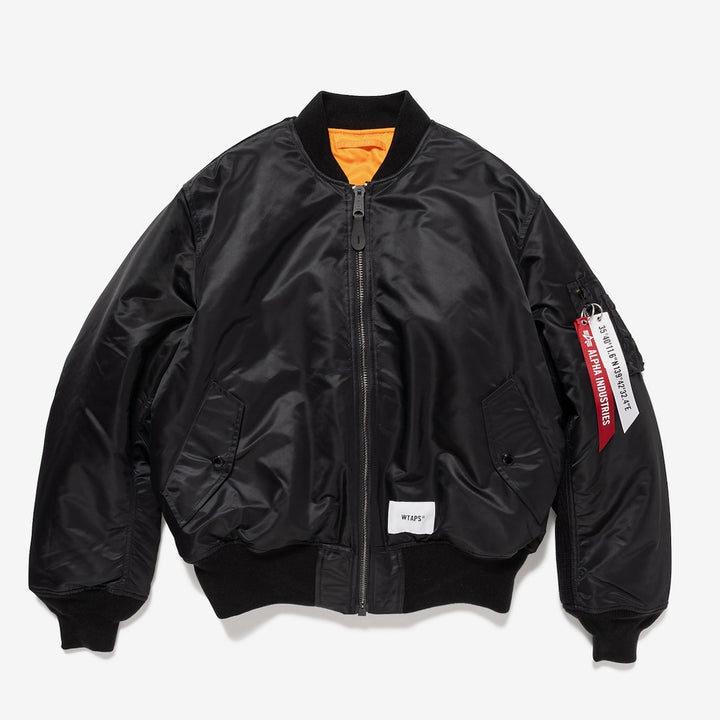 WTAPS / MA-1 CORE SPEC / JACKET / NYLON. TWILL. ALPHA INDUSTRIES