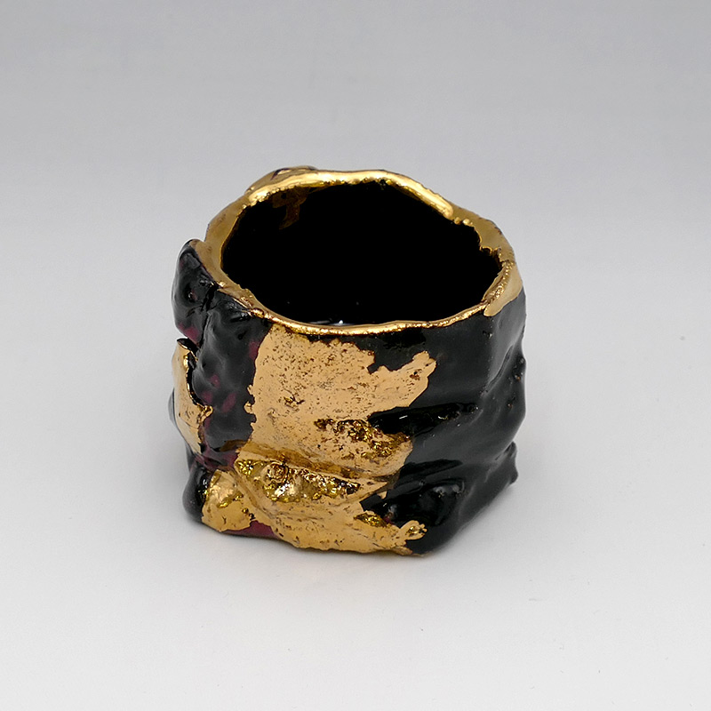 市川 透 作 ぐい呑 「黒蝶」｜天満屋ネットショップ|デパ地下やギフト