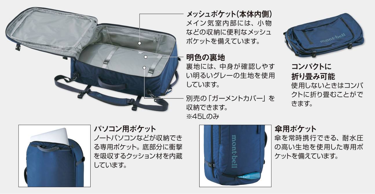 トライパック 45｜モンベル