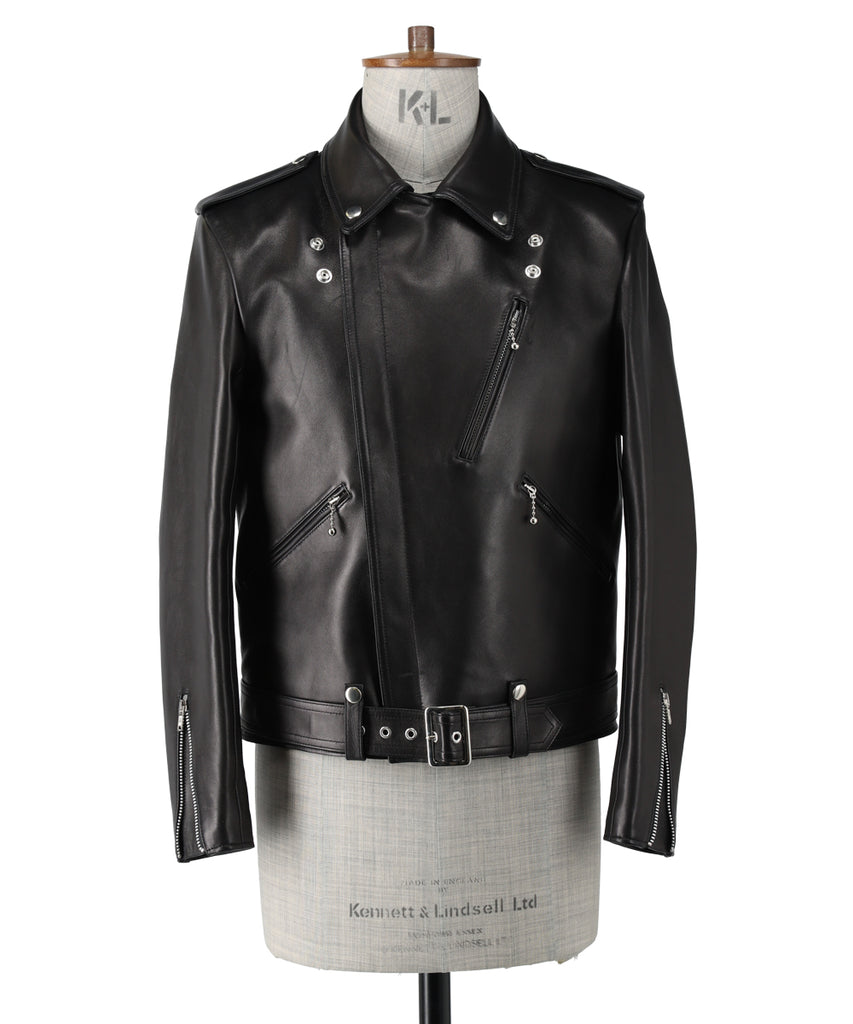 Lamb Skin Leather Belted Biker Jacket 1122-63000 – Scye Mercantile