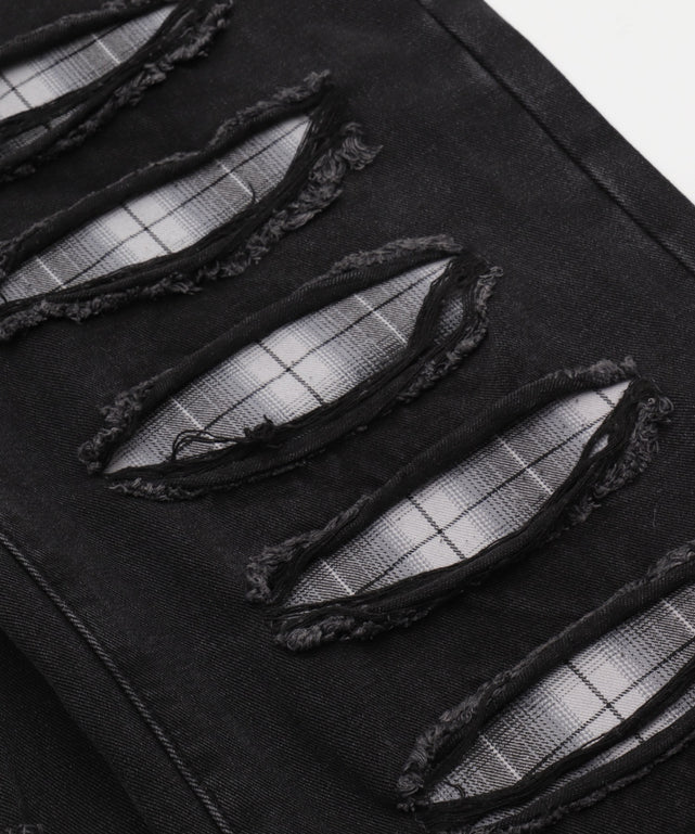 デストロイチェックバギーデニム – WEGO ONLINE STORE