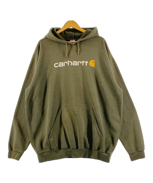 Carhartt カーハート スウェット トレーナー 刺繍ロゴ カーキ 2XL