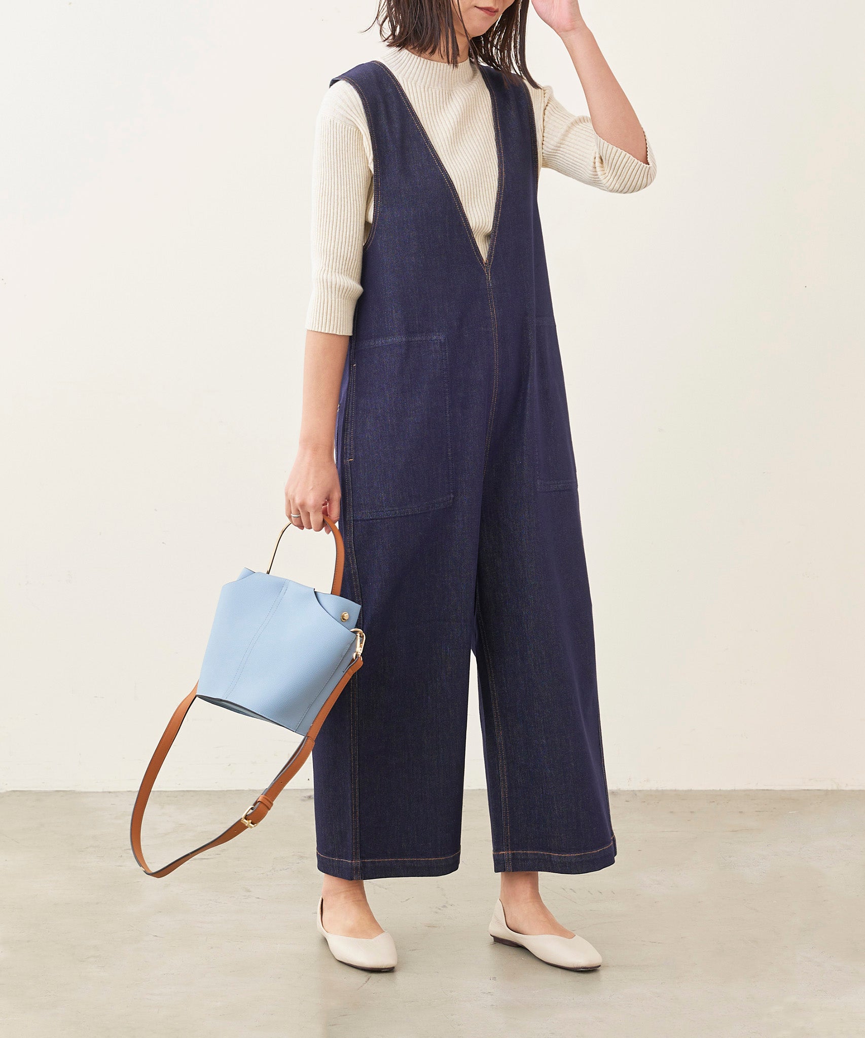 WWO 涼ふわデニムサロペット(レディース)_8113035 – WESTWOOD OUTFITTERS