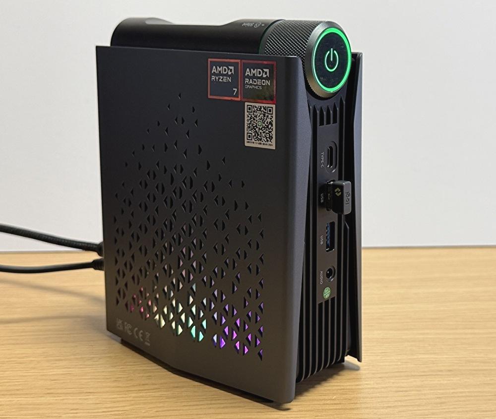 ACEMAGIC S3A ミニPC 実機レビュー、Ryzen 7 8745HS、メモリ 32GBを