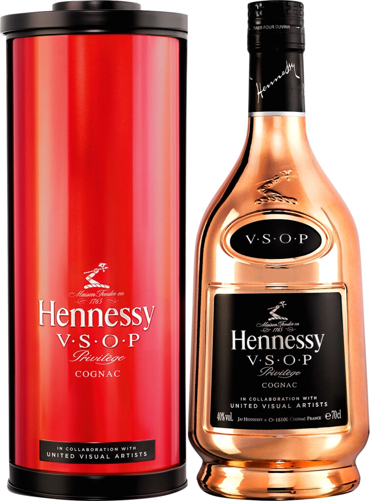 Cognac Hennessy VSOP, Limited Edition by UVA, gift box, 700 ml