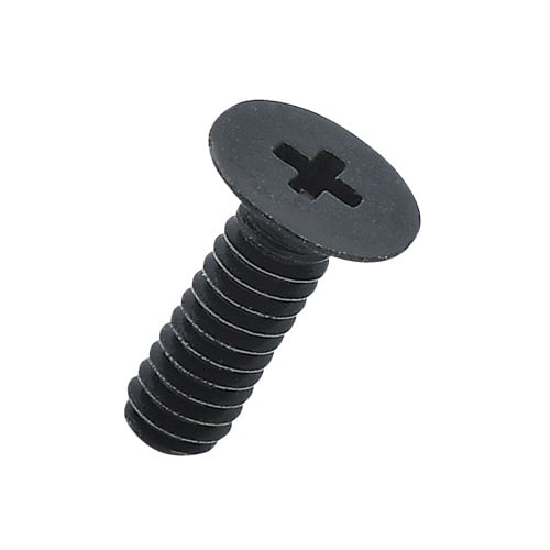 鉄(三価クロメート黒色) ＋低頭精密小ねじ(ラミクス) FX-0000EB - ねじ