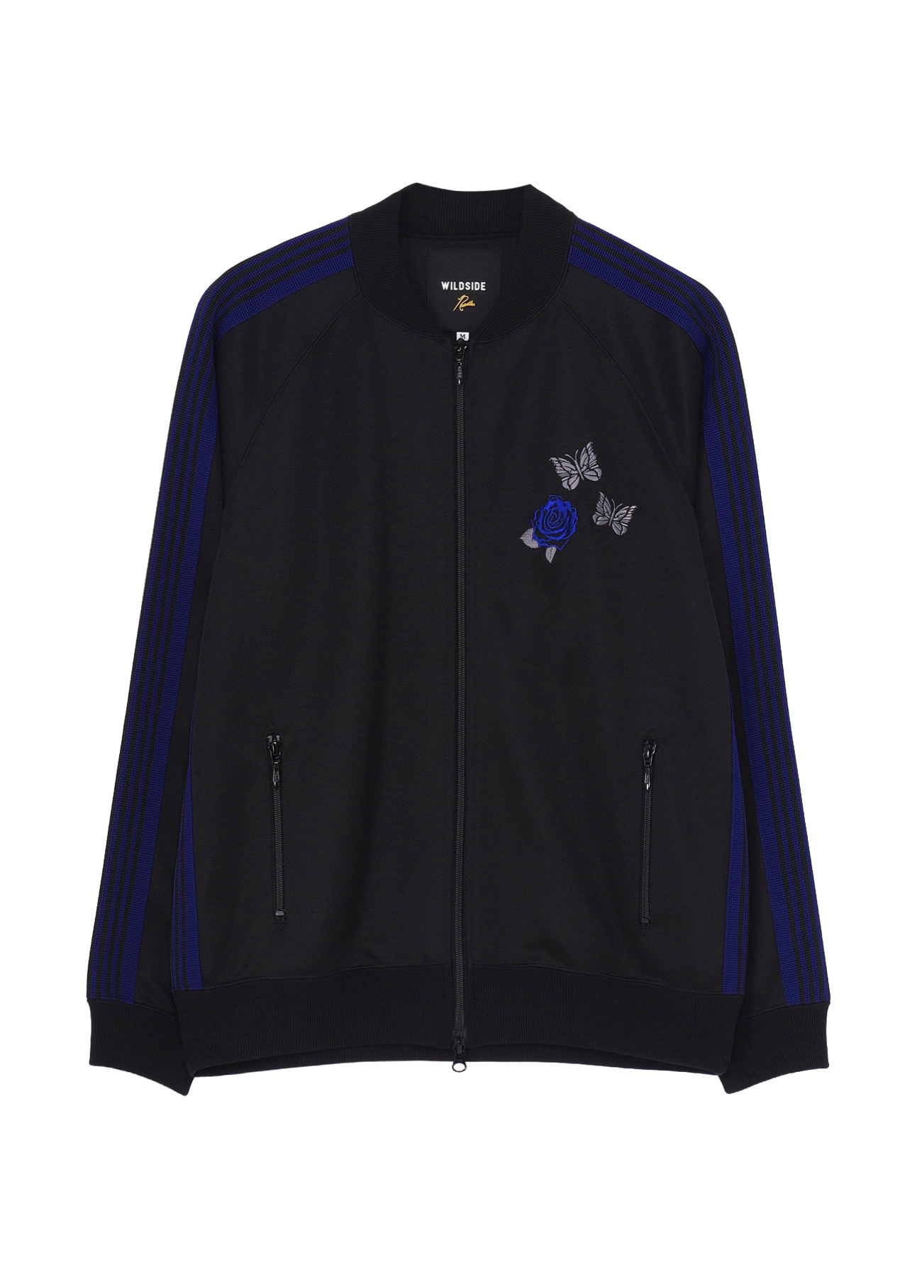 WILDSIDE×NEEDLES Track Jacket(M Black x Blue): NEPENTHES｜WILDSIDE