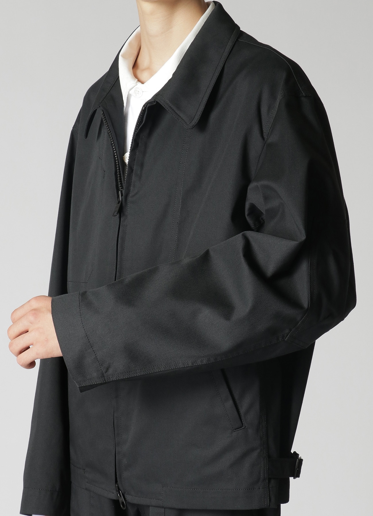 T/C Twill Zip Up Blouson(XS BLACK): YOHJI YAMAMOTO｜WILDSIDE YOHJI