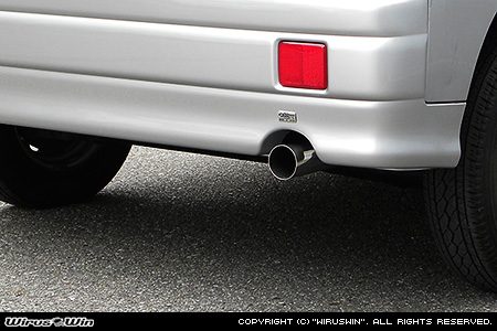 WirusWin】ホンダ バモス（GF-HM1・GF-HM2）用レーシングマフラー