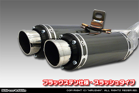 WirusWin】【JB23】ジムニー用左出しD−プライムツインマフラー