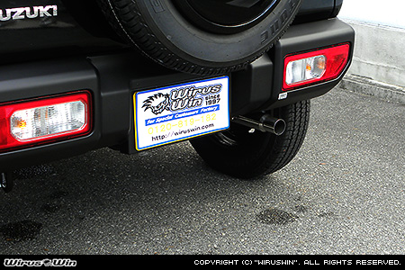 WirusWin】【JB64】ジムニー用レーシングマフラー