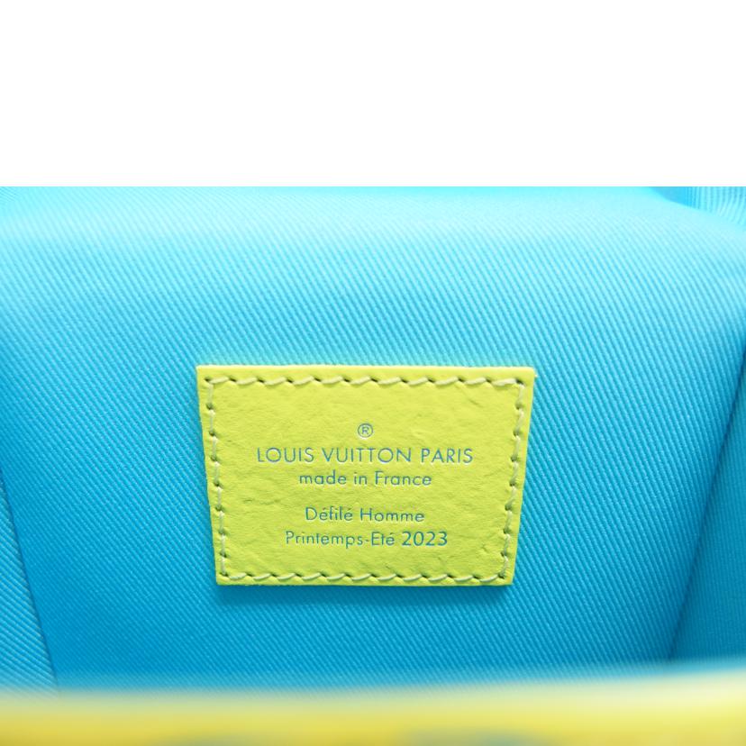 LV ルイ・ヴィトン ショルダーバッグ イエロー ライトブルー