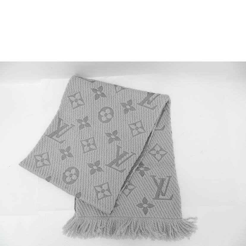 LOUIS VUITTON ルイヴィトン マフラー グレー ウール