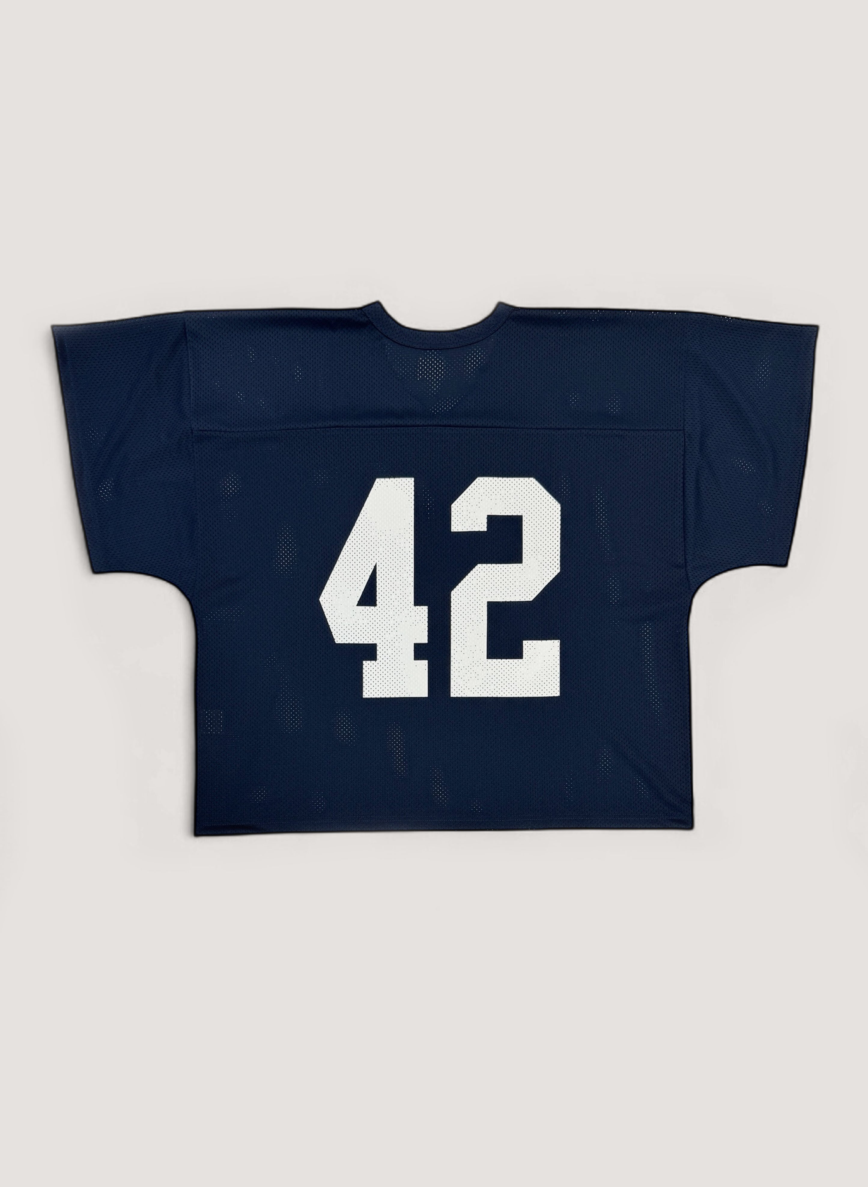 WOODBLOCK 42 MESH FOOTBALL SHIRT NAVY (WB-25SS-019)