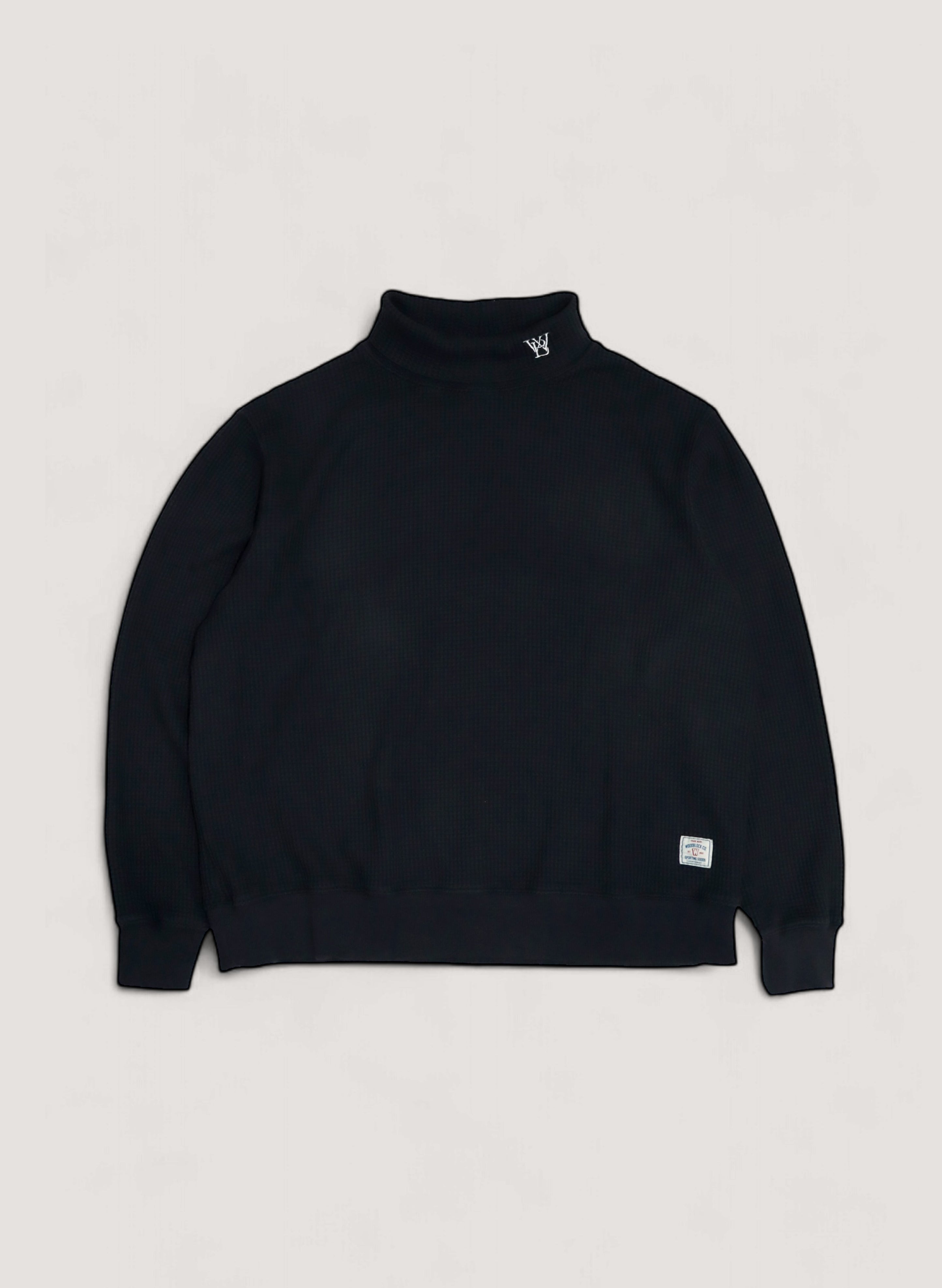 WOODBLOCK THERMAL TURTLE NECK NAVY (WB-25AW-010)