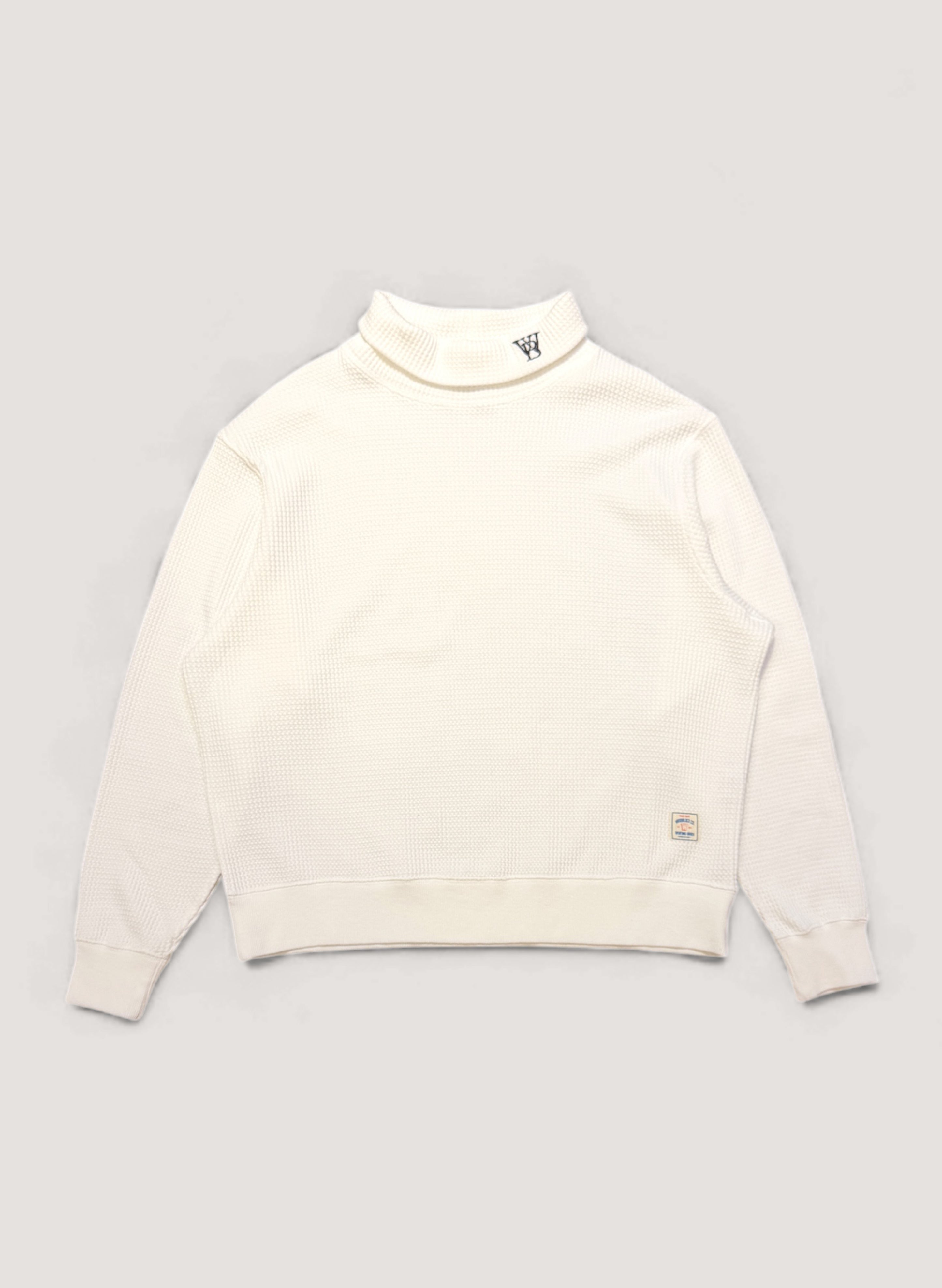WOODBLOCK THERMAL TURTLE NECK WHITE (WB-25AW-010)