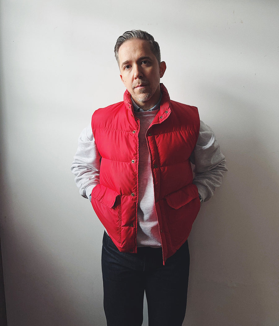 Vintage Camp 7 Down Vest – Small – Wooden Sleepers