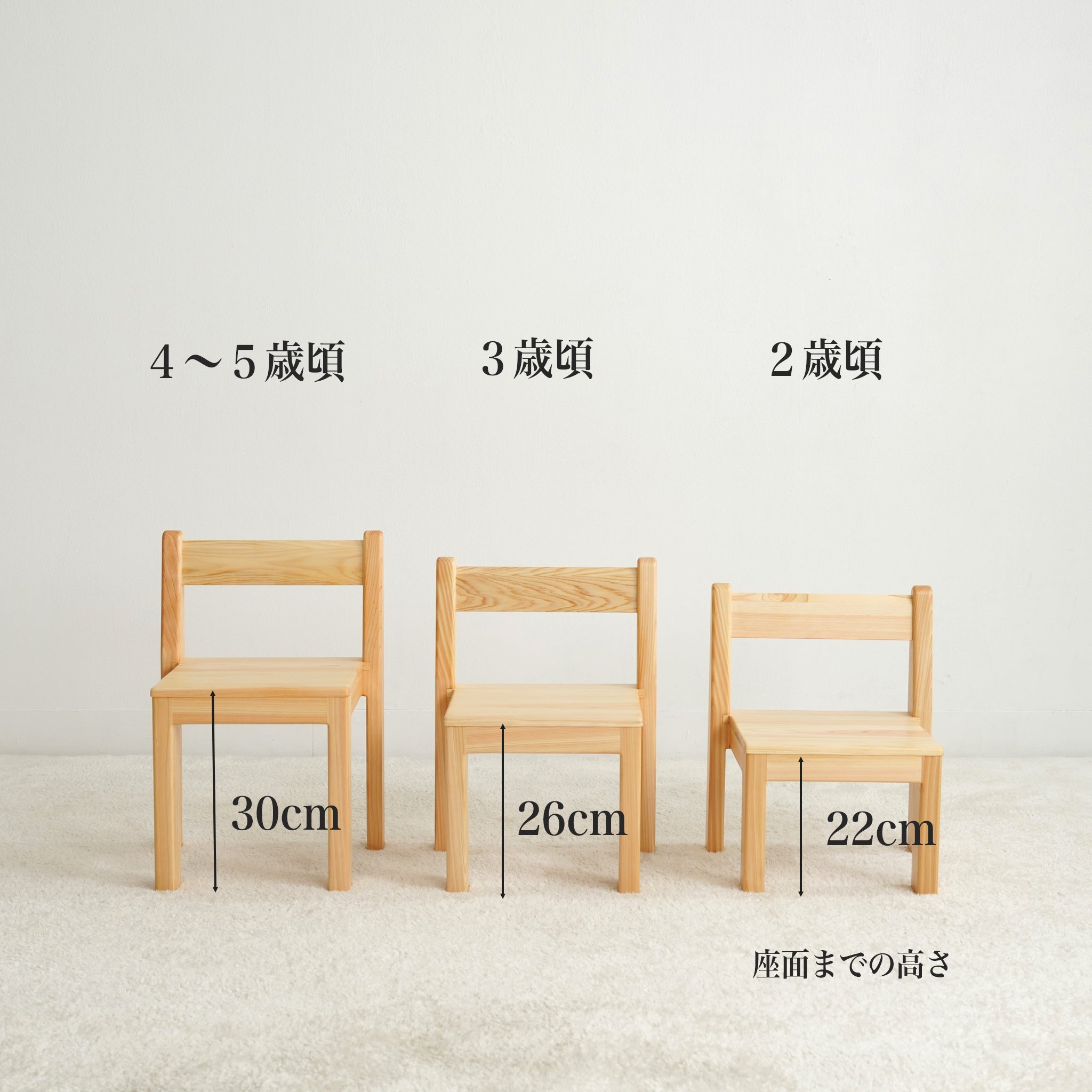積み上げて使えるキッズチェア – なかよしライブラリー