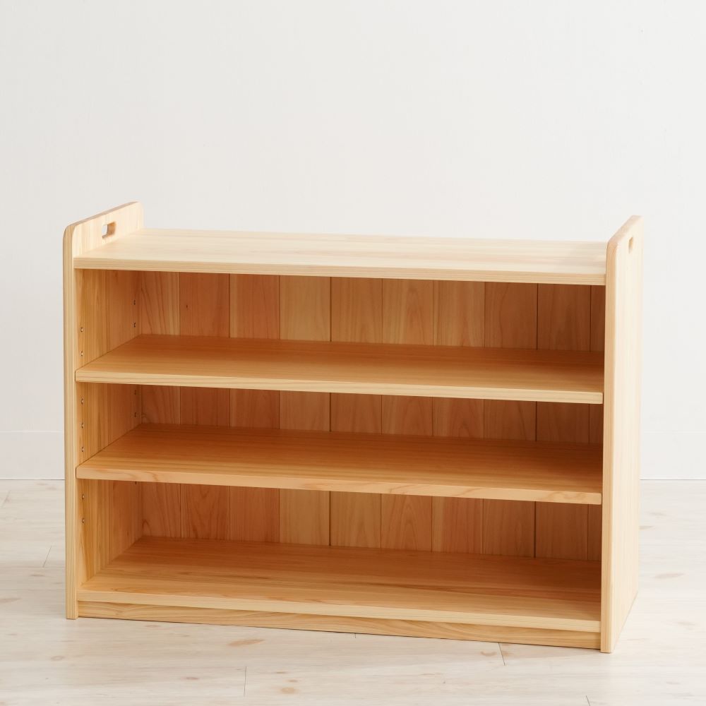 おもちゃの大きさに合わせて収納できる保育家具 – なかよしライブラリー