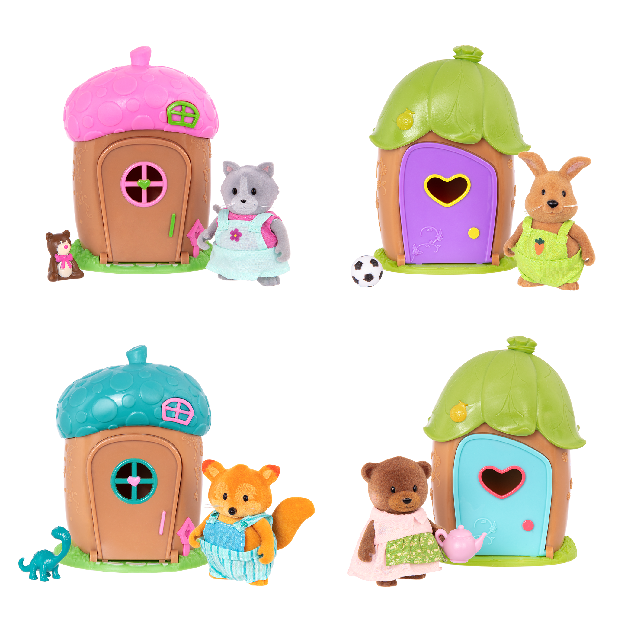 Mini Acorn House Surprise | Toy Figurine Playset | Li'l Woodzeez