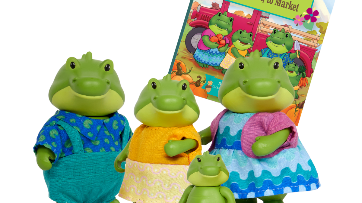 Bogglesby Alligators | Animal Figurine Set | Li'l Woodzeez