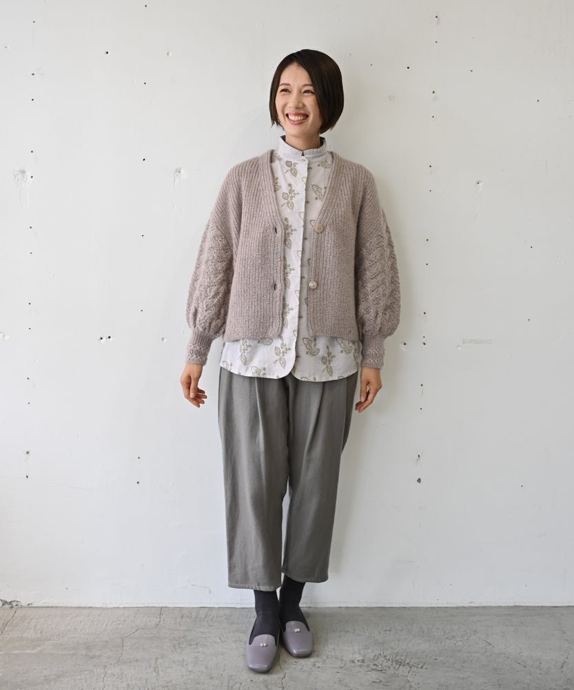 リネンウールスラックスパンツ (mug311)〈コットン裏地付き〉 – WOOL