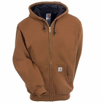 Carhartt J149BRN Brown Thermal Lined Fleece Jacket