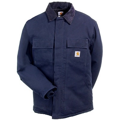 Carhartt Mens C03DNY Quilt Lined Artic Winter Coat- Dark Navy