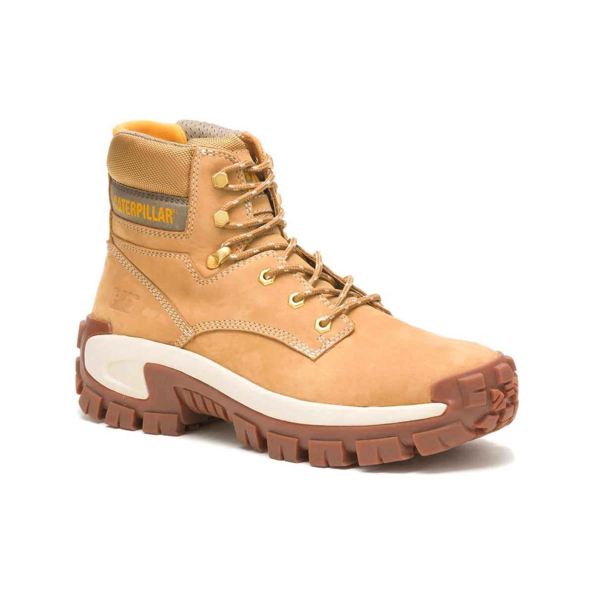 Caterpillar Boots: Men's P91286 Honey Reset Steel Toe Invader Hi