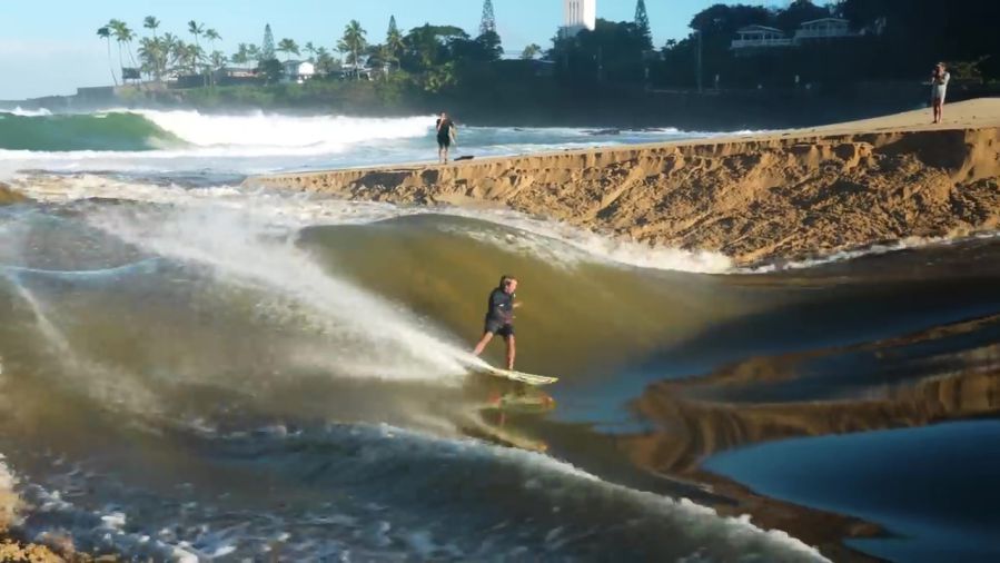 過去最大規模となったリバーサーフィン！ジェイミー・オブライエンの