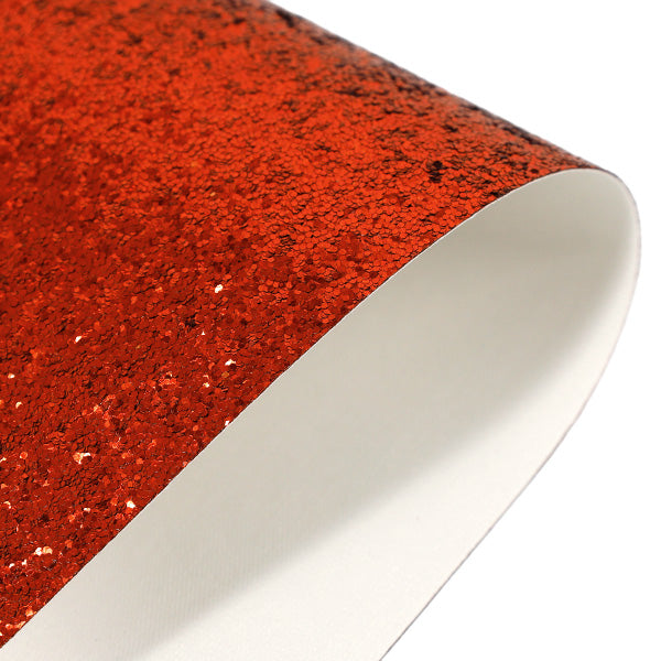 生地 『グリッターシート カットクロス A4×3枚入り レッド GLI-03