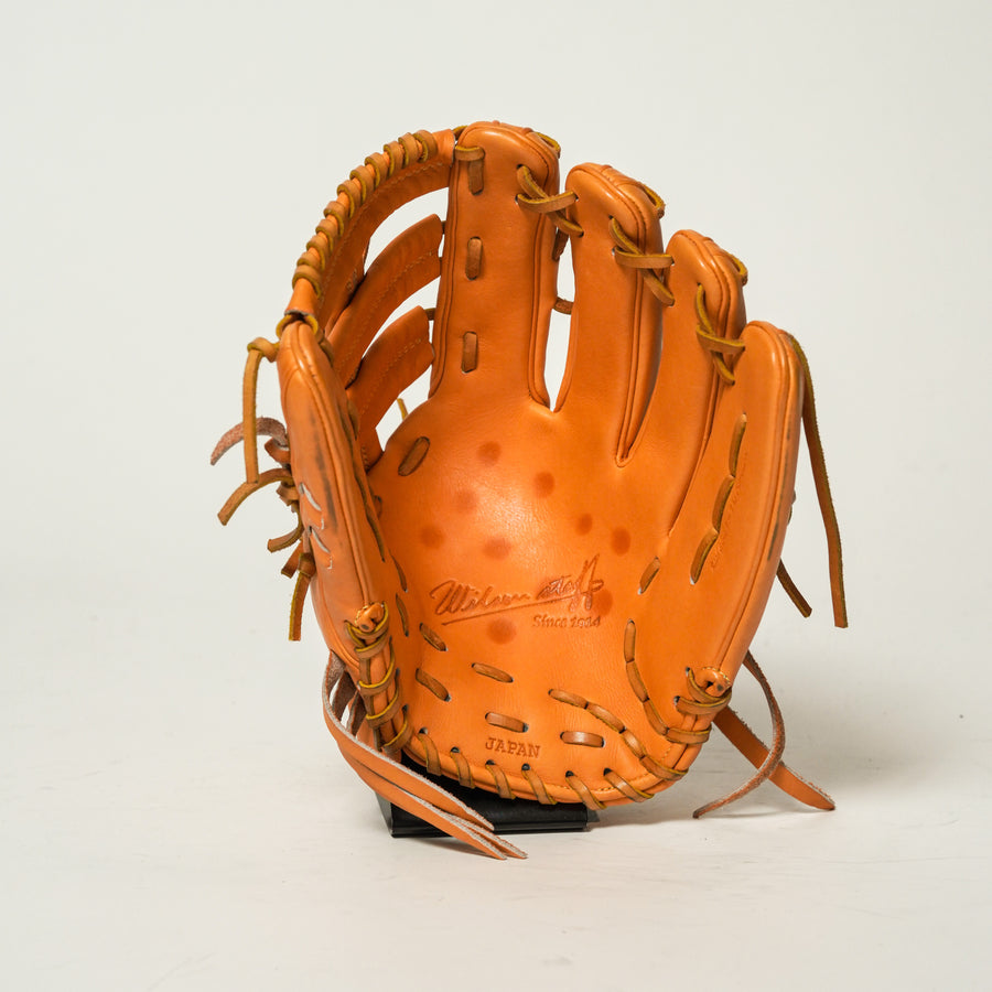 ウィルソン】硬式グラブ/外野手用/送料無料/WTAHWQD8D/右投げ/オレンジ
