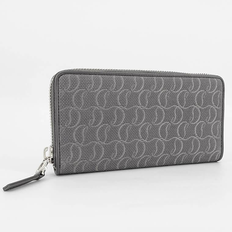 クリスチャンルブタン CHRISTIAN LOUBOUTIN メンズ 長財布 グレー