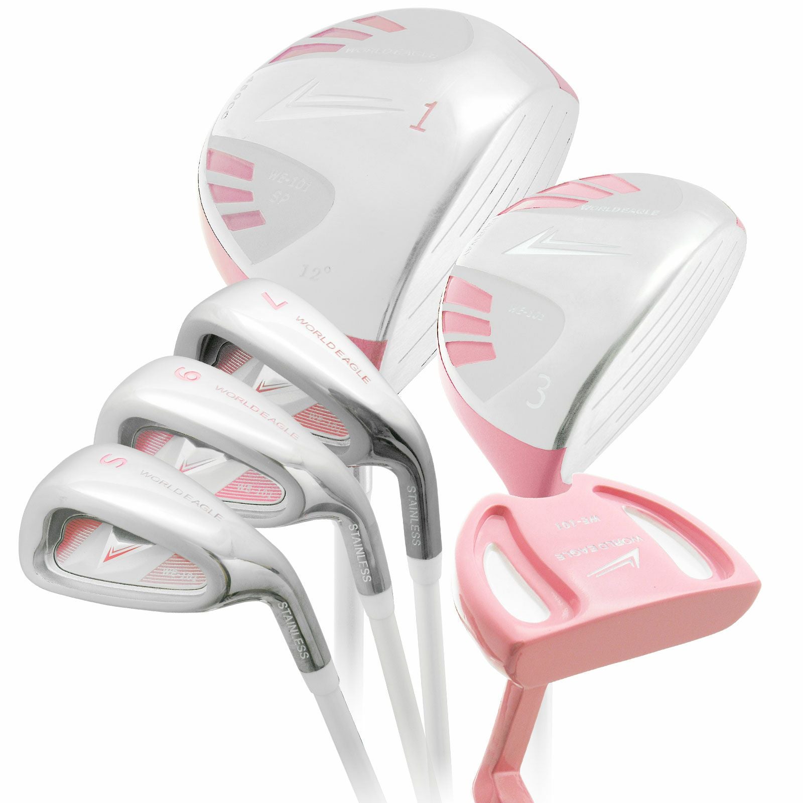 ワールドイーグル WE-101 レディース ハーフ 8点（6本）クラブセット