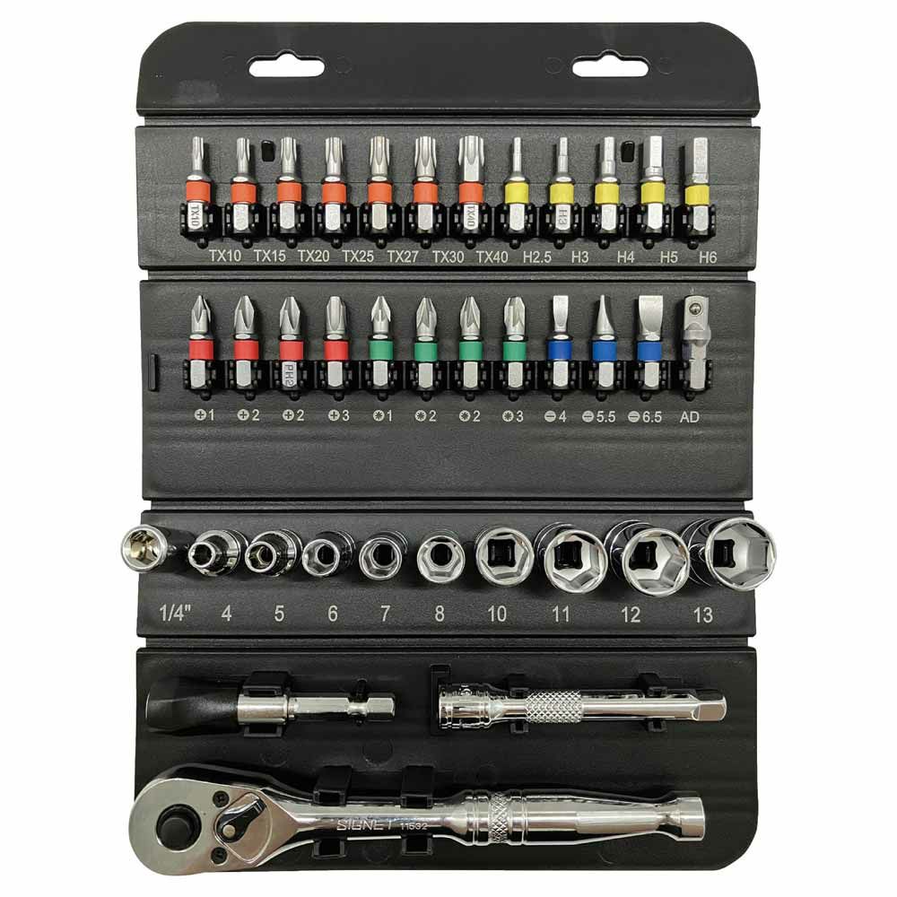 SIGNET ロールチョイスコンパクトツール 23PC 1/4SQソケット&ビット