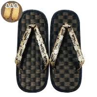 雪駄］1104 半月トカゲ 本皮底