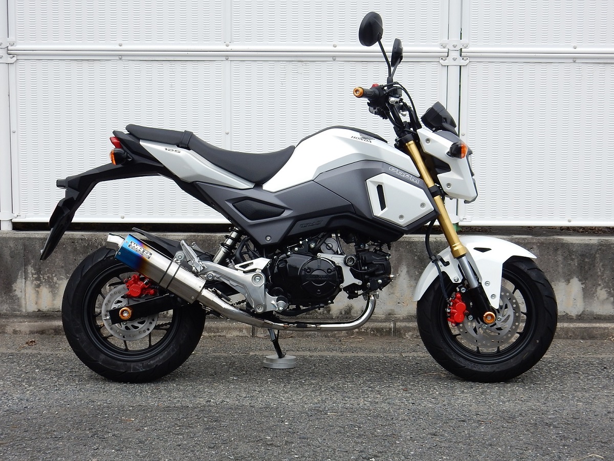 GROM （16～19年）【EBJ-JC61】・【2BJ-JC75】 FULL EXHAUST – ダブル