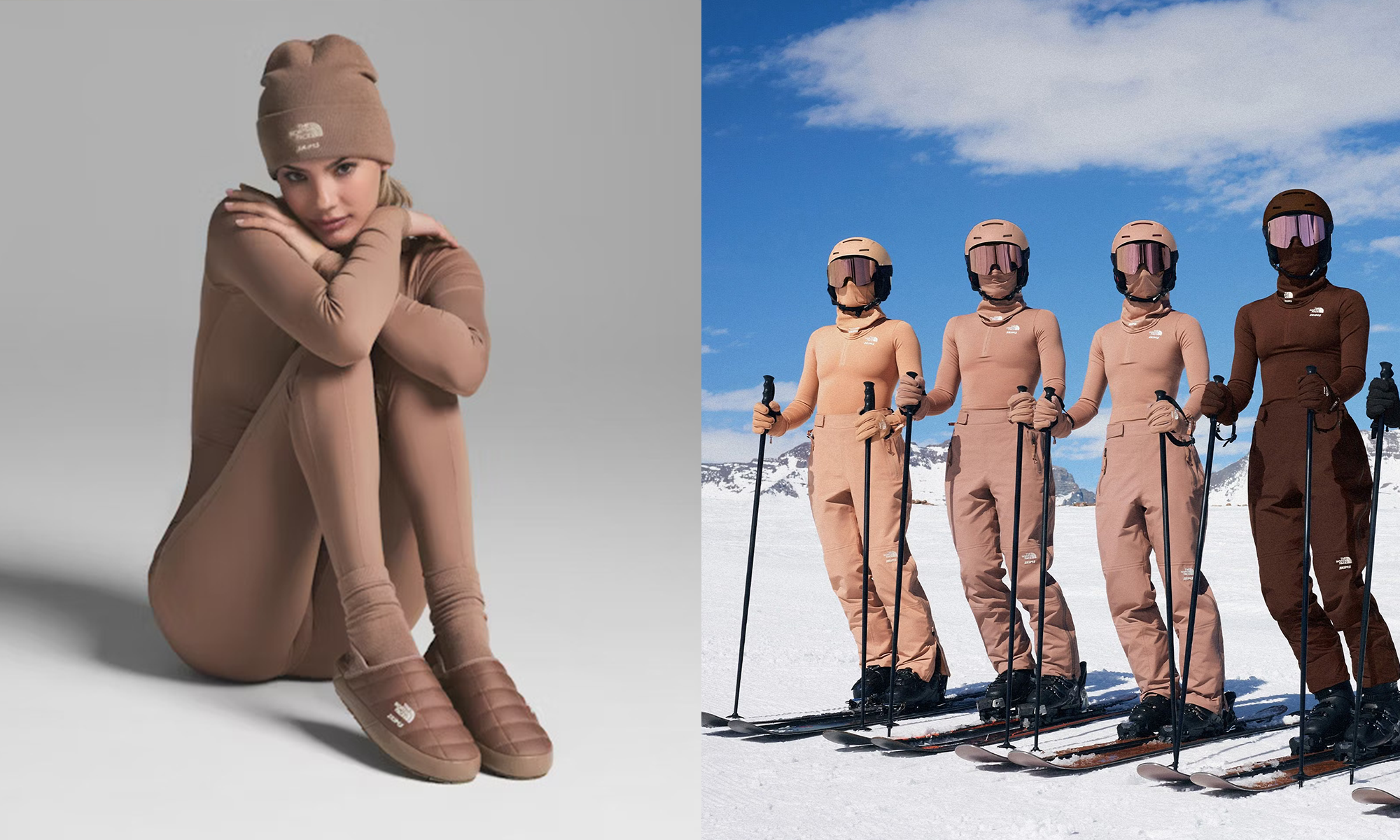 Here's How to Shop the TikTok-Viral Skims x The North Face Collection