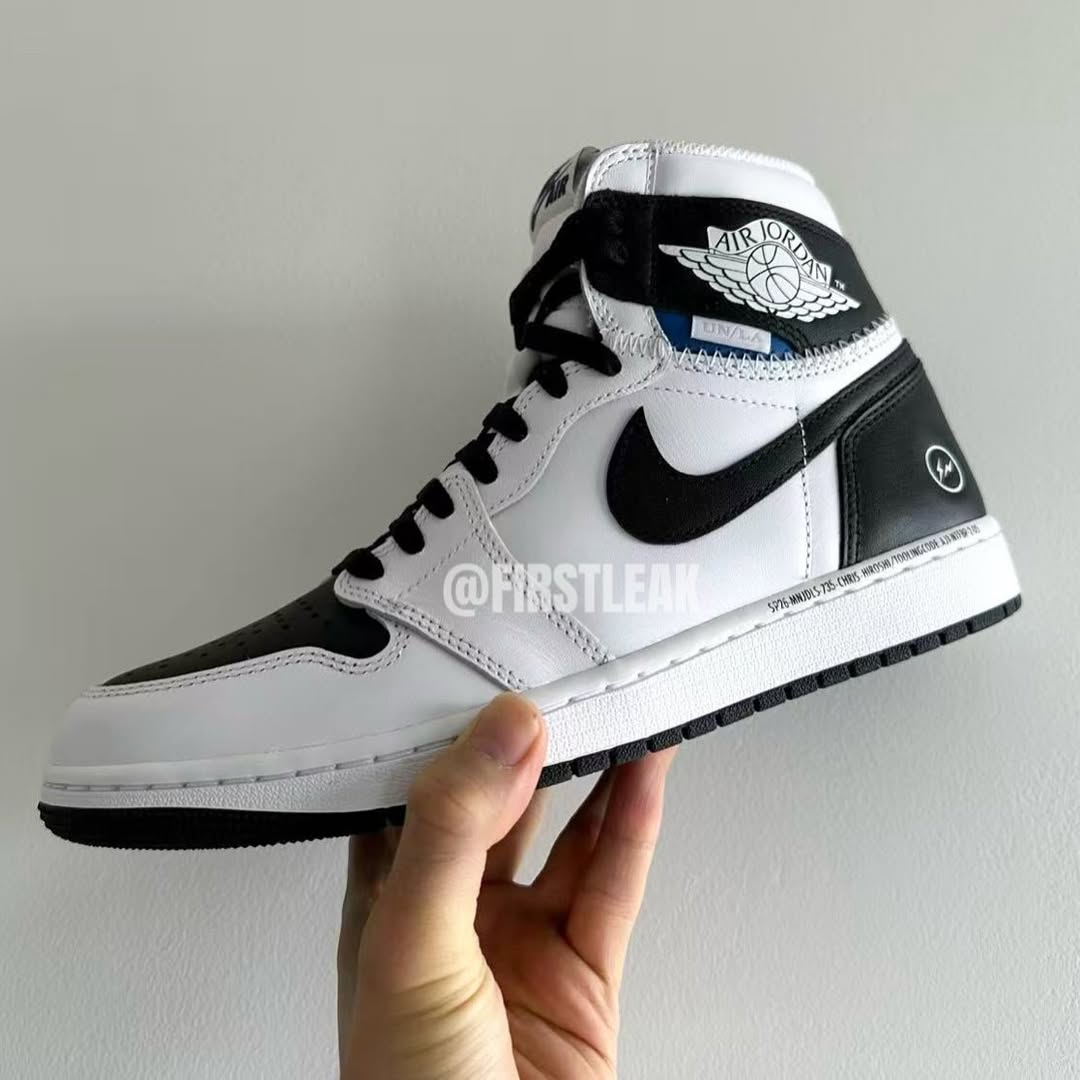 Fragment Union Air Jordan 1 Black White II7282-100 Release Date