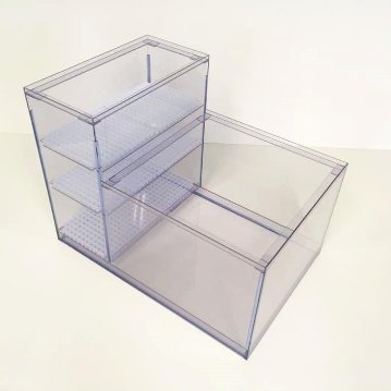 L型2層式濾過槽（1200×500×500/350）｜すいそうやさん