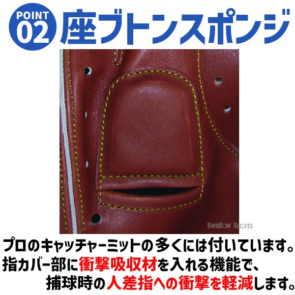 キャッチャーミット 軟式 一般 ハタケヤマ 野球 大人 M19型 捕手用 湯