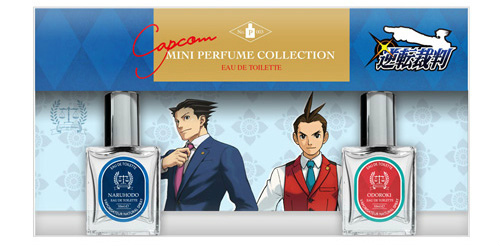 カプコンminiパフュームコレクションに「大逆転裁判」シリーズが登場