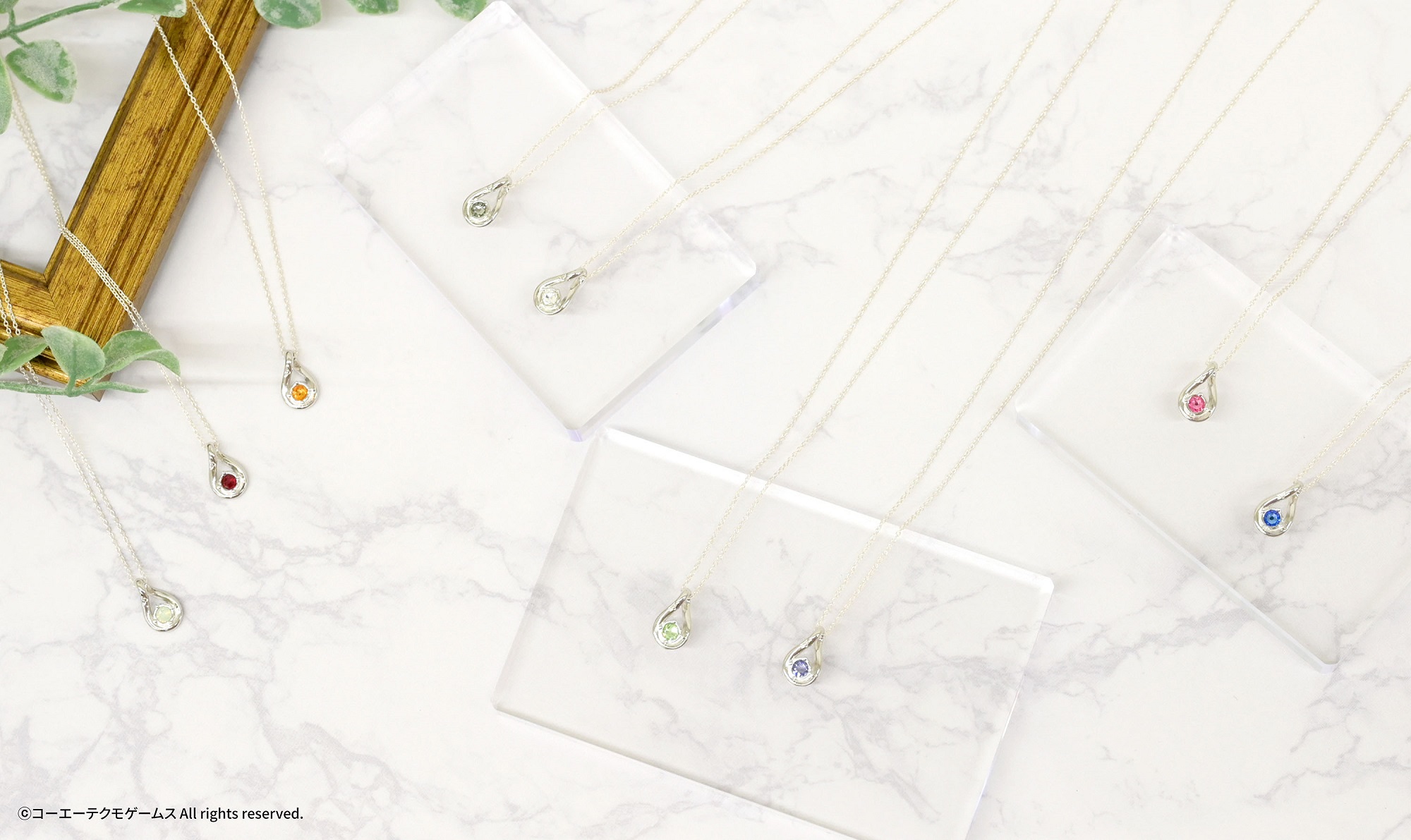 アンジェリーク ルミナライズ 守護聖からのネックレス」，受注開始